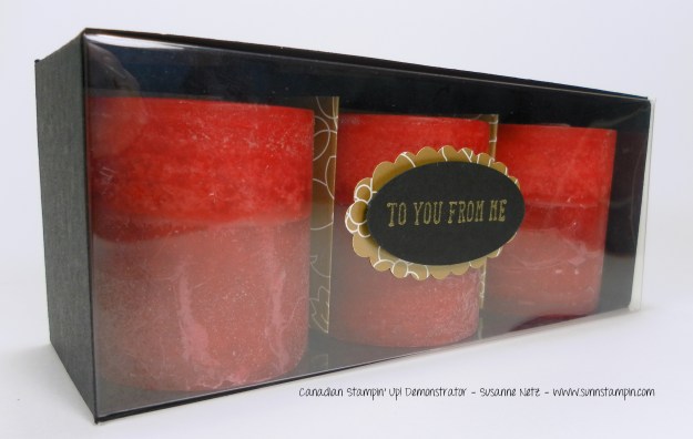 Stampin' Up! Gold Soiree Trio Votive Box