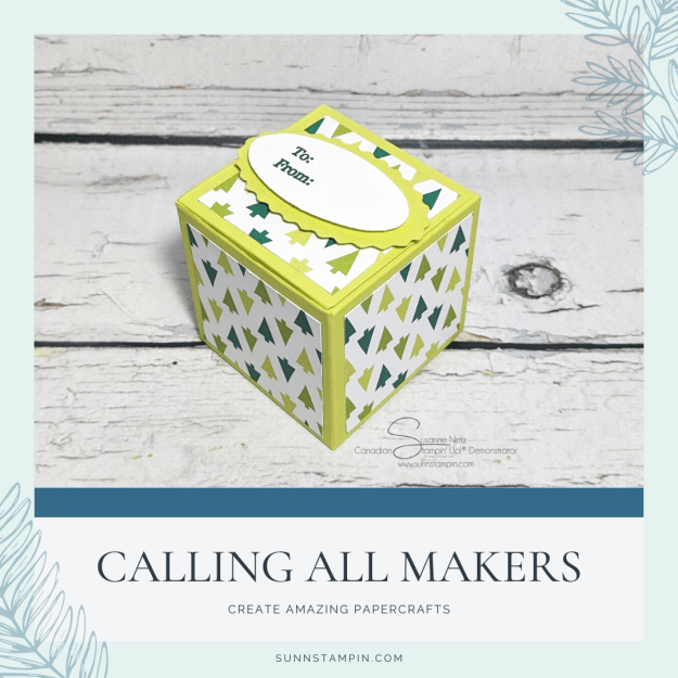 Fabricate Friday – Merry and Bright Christmas Box | SuNN Stampin'